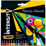 BIC INTENSITY PREMIUM COLOURING FELT PENS 07MM ASSORTED PACK 12