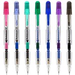 PENTEL PD105 TECHNICLICK MECHANICAL PENCIL 05MM CLEARASSORTED