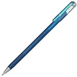 PENTEL K110 HYBRID DUAL METALLIC GEL INK PEN 10MM BLUE  METALLIC GREEN