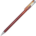 PENTEL K110 HYBRID DUAL METALLIC GEL INK PEN 10MM ORANGE  METALLIC YELLOW