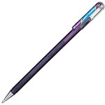 PENTEL K110 HYBRID DUAL METALLIC GEL INK PEN 10MM VIOLET  METALLIC BLUE