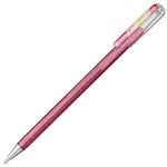 PENTEL K110 HYBRID DUAL METALLIC GEL INK PEN 10MM LIGHT PINK  METALLIC GREEN AND GOLD