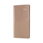 COLLINS VANESSA SLIMLINE 375V49 DIARY WEEK TO VIEW B67 LANDSCAPE ROSE GOLD