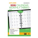 DEBDEN DAYPLANNER DK1310 REFILL DESK MONTHLY DATED TAB