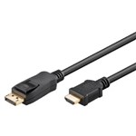 SHINTARO DISPLAYPORT CABLE TO HDMI MALE 2M BLACK