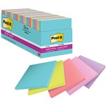 POSTIT 65424SSMIA SUPER STICKY RECYCLED NOTES 76 X 76MM SUPERNOVA