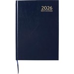 CUMBERLAND CASEBOUND DIARY WEEK TO VIEW A4 BLUE