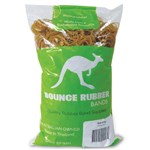 BOUNCE RUBBER BANDS SIZE 10 500GM NATURAL TAN