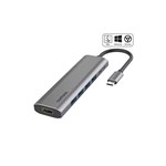 COMSOL USBC TO 4K HDMI MONITOR 7 PORT DOCK GREY