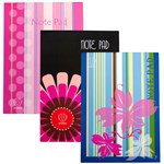 UPWARD NOTE PAD SOFT COVER ASSORTED A5 PACK 6