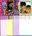 MAGNETIC LIST WITH PHOTO FRAME