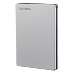 TOSHIBA 2TB CANVIO SLIM III PORTABLE EXTERNAL HDD SILVER