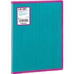DISPLAY BOOK FOLDERMATE A4 BARKODE  PP FIXED AQUA 20 POCKET