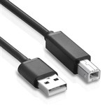 KONIX USB PRINTER CABLE 3 METER BLACK