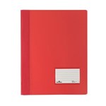 DURABLE PREMIUM FLAT FILE A4 EXTRA WIDE TRANSLUSCENT RED 268003