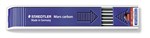 STAEDTLER 200 MARS MICRO CARBON MECHANICAL PENCIL LEAD REFILL 2H 20MM TUBE 12