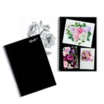 QUILL VISUAL ART DIARY A4 BLACK AND WHITE PAGES 60 PAGES