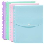 MARBIG BINDER WALLET TOP OPEN A4 PASTEL ASSORTED