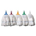 OATES MICROFIBRE MOP REFILL WHITE  ROUND MOP HEAD MHMF02W