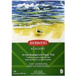 DERWENT ACRYLIC BLEEDPROOF PAPER PAD A4 PORTRAIT 90GSM 50 SHEET
