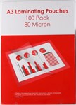 LAMINATING POUCH GNS A3 80 MICRONS PACK 100