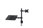 MR MONITOR ARMPOST DUAL MONITORLAPTOP TRAY ARMS