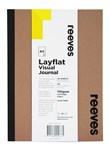 REEVES A5 KRAFT BROWN COVER LAYFLAT VISUAL JOURNAL 150 X 220MM 110GSM 30 SHEET
