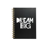 NOTEBOOK PROFILE A5 HARDCOVER SPIRAL DREAM BIG 160PG