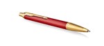 PEN PARKER IM PREMIUM BALLPOINT RED  GOLD TRIM GIFT BOX