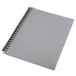 DISPLAY BOOK SOVEREIGN A4 REFILLABLE GREY 20P