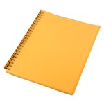 DISPLAY BOOK SOVEREIGN A4 REFILLABLE YELLOW 20P