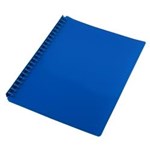 DISPLAY BOOK SOVEREIGN A4 REFILLABLE GLOSS BLUE 20 PAGE