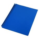 DISPLAY BOOK SOVEREIGN A4 REFILLABLE NAVY BLUE 20P