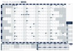 YEAR PLANNER 2023 GNS 610 X 870MM YTV