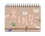 CALENDAR 2023 ORANGE CIRCLE 480X350MM BE KIND CONVERTIBLE PLANNERCALENDAR