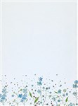 BLUE FLOWERS STATIONERY SET