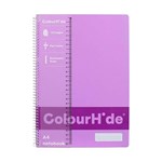 COLOURHIDE MY TRUSTY NOTEBOOK 120 PAGE A4 ORCHID
