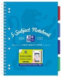 OXFORD 5 SUBJECT NOTEBOOK A4 SCRIBZEE APP COMPATIBLE TURQUOISE 200 PAGE