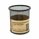 DELI WIRE MESH PENCIL CUP BLACK