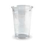 BIOPAK BIOCUP PLA CUP 600ML CLEAR PACK 50 UNBRANDED