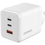 COMSOL 67W 3 PORT USB WALL CHARGER WITH 2 X USBC AND USBA