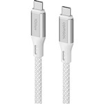 COMSOL SILICONE USBC TO USBC CABLE 100W 3M WHITE