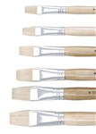JASART 579 HOG HAIR PAINT BRUSH FLAT SIZE 2