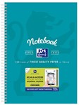 OXFORD NOTEBOOK A4 SCRIBZEE APP COMPATIBLE AQUA 120 PAGE