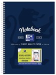 OXFORD NOTEBOOK A4 SCRIBZEE APP COMPATIBLE NAVY 120 PAGE