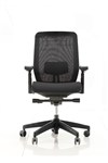 R8 SYNCHRO MESH BACK CHAIR WITH ARMS BLACK