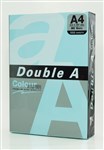 DOUBLE A A4 COPY PAPER 80GSM PASTEL OCEAN BLUE PACK 500 SHEETS