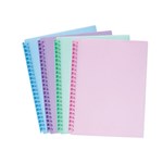 MARBIG DISPLAY BOOK REFILABLE 20 POCKET A4 PASTEL ASSORTED