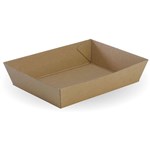 BIOWAY PREMIUM ENVIRO TRAY SIZE 3 BROWN PACK 62