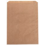 PAPER BAG NO 6 FLAT STRUNG BROWN 336MM X 240MM PACK 500